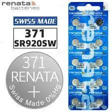 Pin Đồng Hồ Renata SR920SW 371 (Vỉ 1 Viên Silver Oxide) - Hàng Chính Hãng, Chất Lượng Cao -Thụy Sỹ