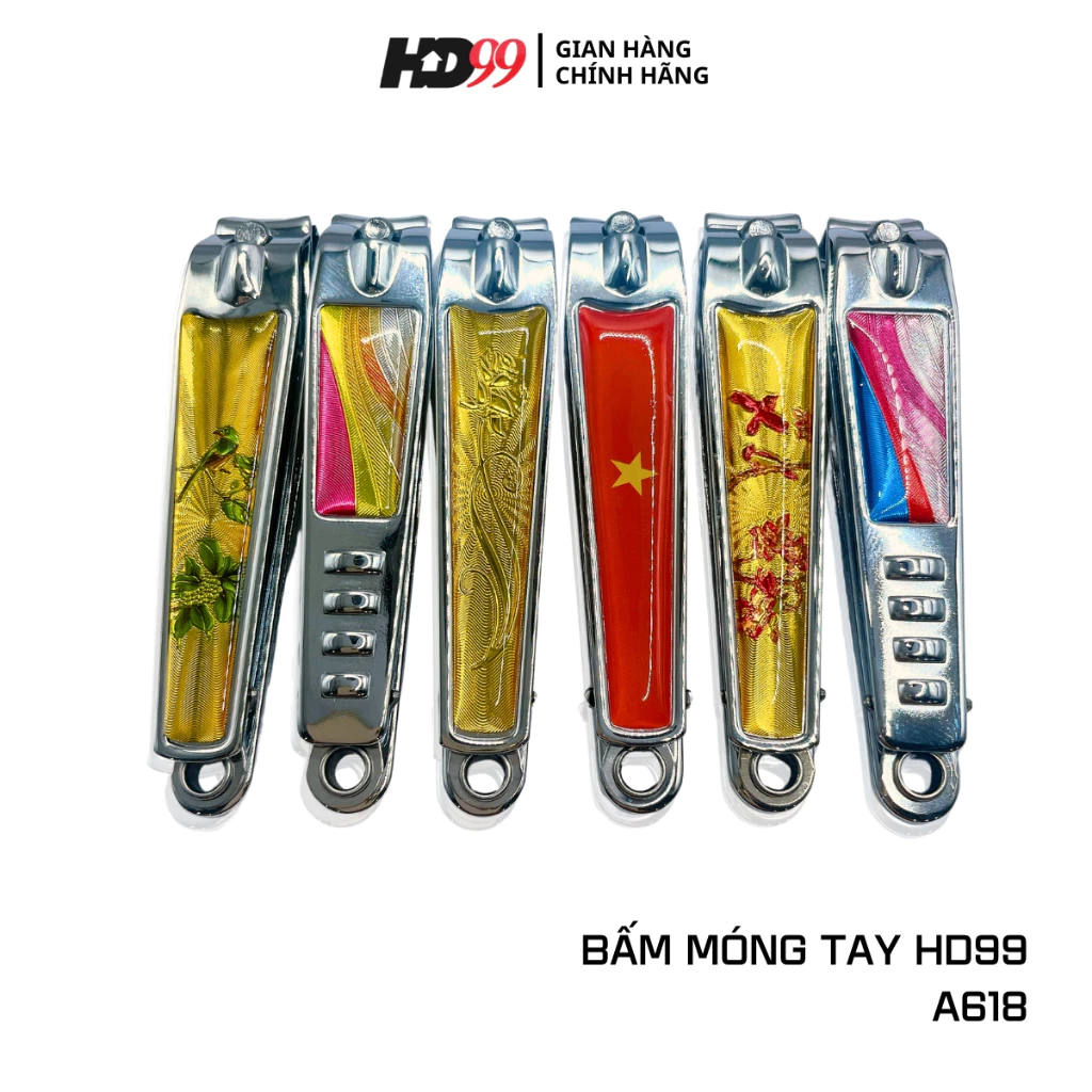 Bấm Móng Tay Inox HD99 A618, Bấm Tay Size To