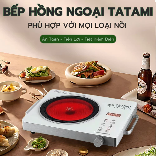 Bếp hồng ngoại PTLUXURY đa năng công suất cao 3500W không kén nồi không bức xạ tiết kiện điện