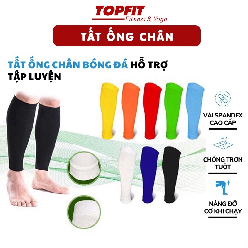 Tất Ống Chân Bóng Đá, Tất Đá Banh Mang Ống Đồng Hổ Trợ Tập Luyện, Tất Đá Bóng Trống Trơn TATOC01-TATDB01 TOPBODY
