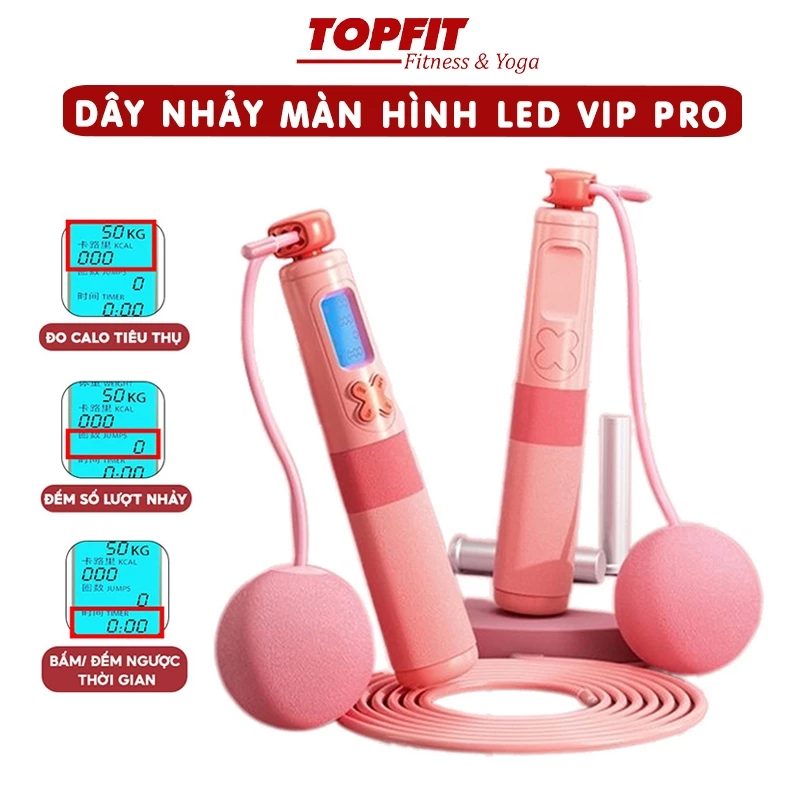 Dây Nhảy Bóng Cao Cấp 13 Chính Hãng TOPBODY Hỗ Trợ Tập Thể Dục, Thể Thao Tiện Lợi Tại Nhà DNHAY13