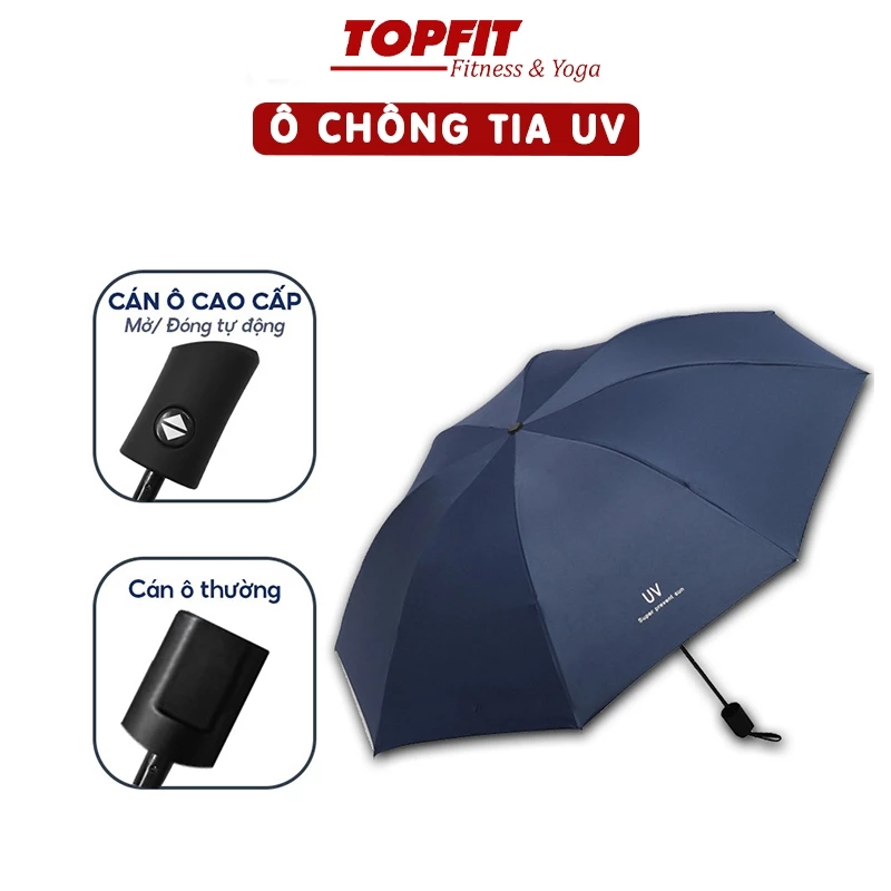 [Tặng vỏ bọc ô] Ô Tự Động 2 Chiều Có Nút Đóng Mở Gấp Gọn Phủ Lớp Chống Tia UV Cao Cấp ODUUV03