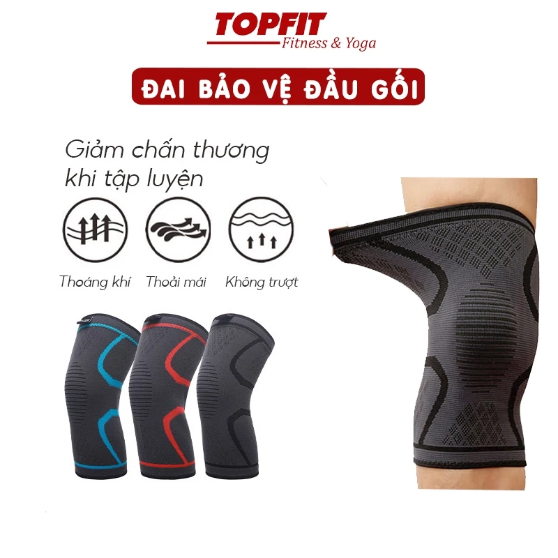 Đai Bảo Vệ Đầu Gối 4 Chiều Chơi Thể Thao Hỗ Trợ Các Môn Thể Thao Cao Cấp-DAGOI