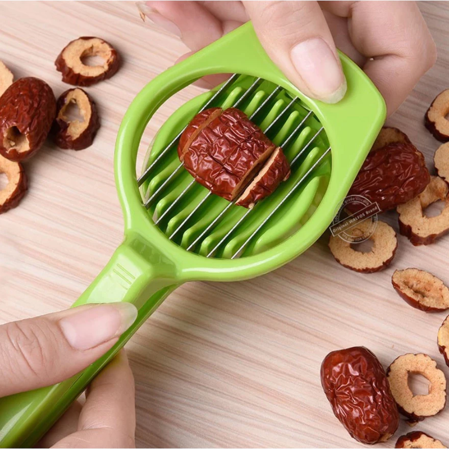Dụng cụ cắt trứng, dao cắt táo đỏ, Kiwi, dâu tây thiết kế cầm tay tiện dụng