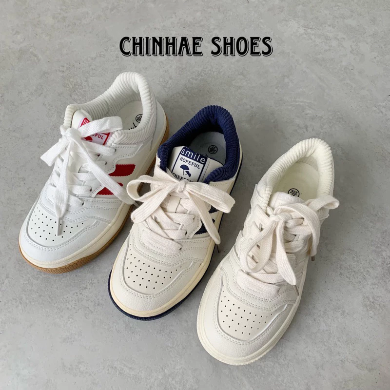 Giày Sneaker thể thao Smile 2 sọc tăng chiều cao phong cách trẻ trung năng động cho nữ Ulzzang đi học đi chơi G020