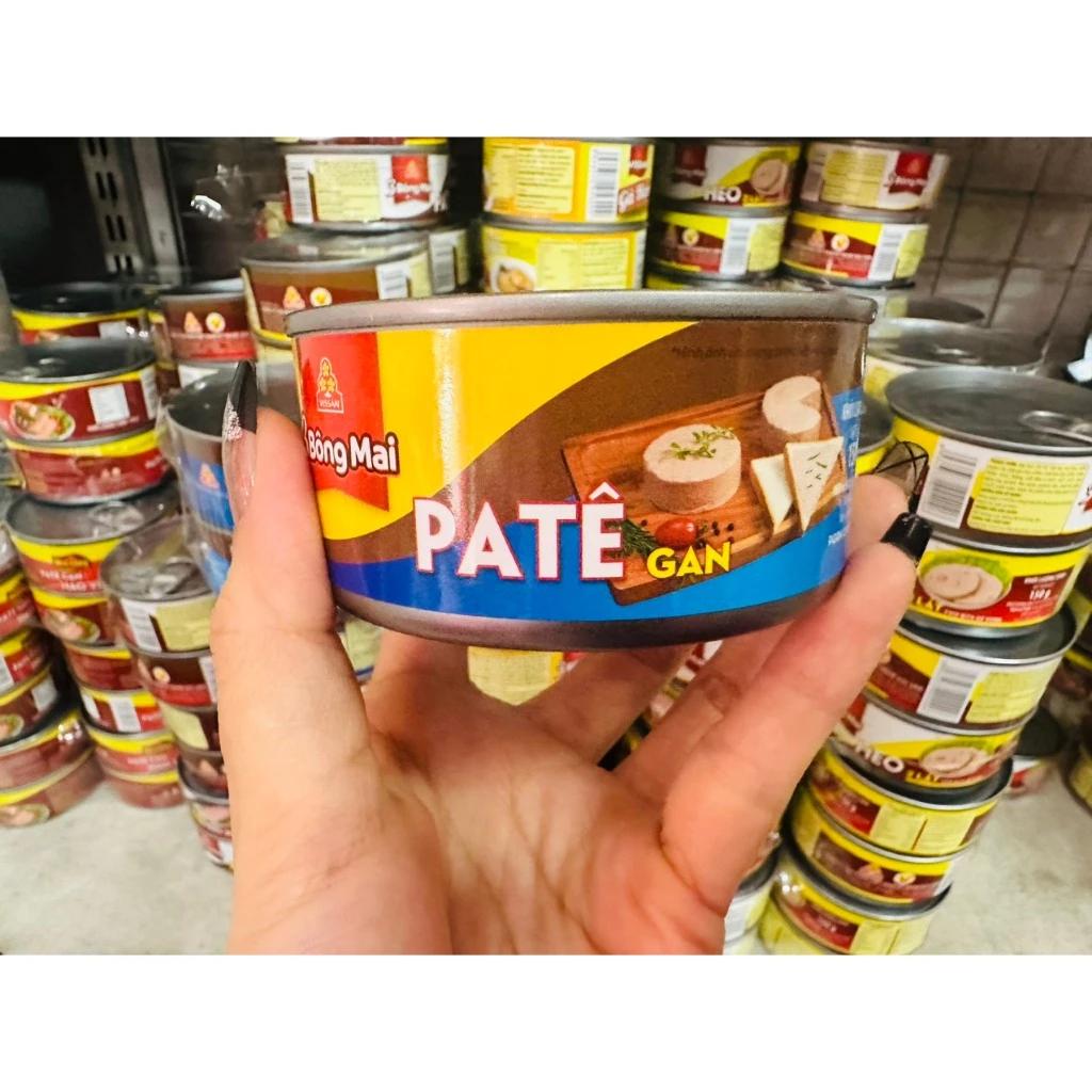 Patê Gan 3 Bông Mai Vissan 150g Date 2029 - V25