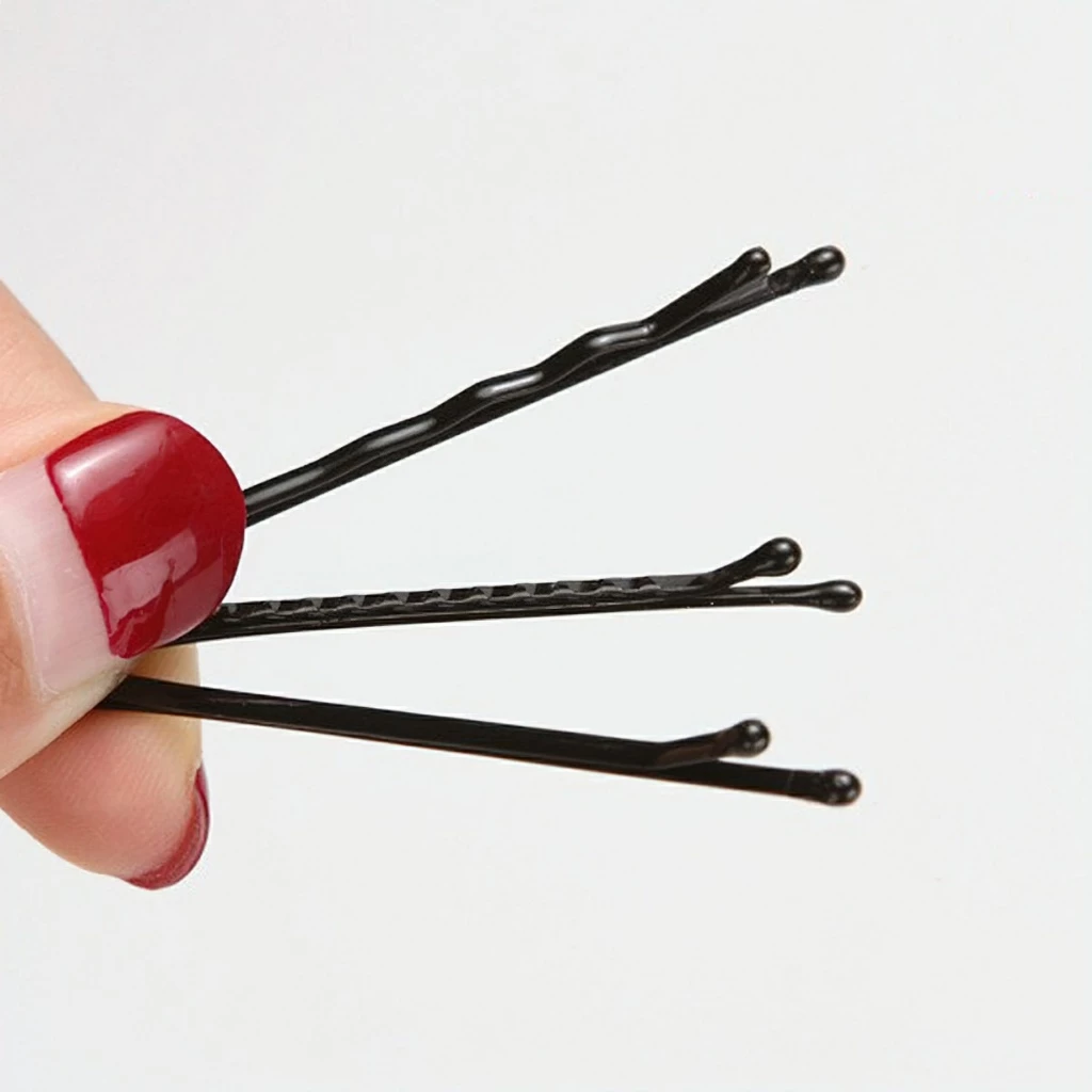 Kẹp gim tăm cứng chữ Y bằng thép chống gỉ chính hãng  chuyên dùng cho makeup gồm 100 chiếc EUNIO
