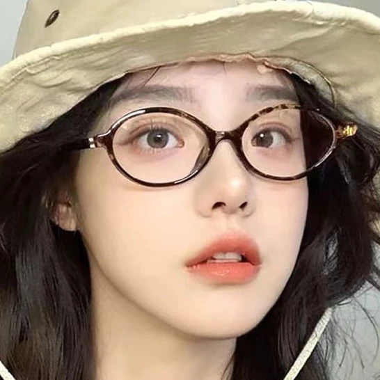 Gọng Kính Oval Y2K Nữ Bayonetta CY5553, Mắt Kính Cá Tính Douyin Vintage Thời Trang Unisex FERADO