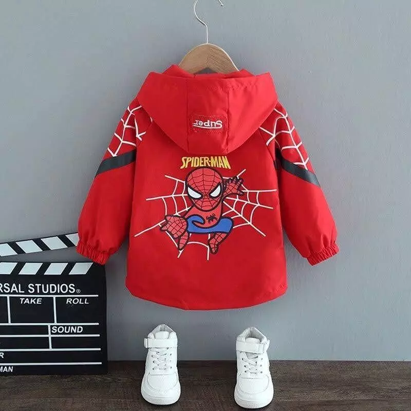 (HÀNG HOT ) ÁO KHOÁC GIÓ 2 LỚP SIÊU NHÂN CHO BÉ TRAI 10-30KG- Shopgiaytui388