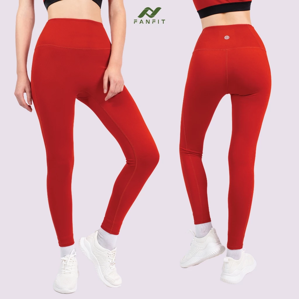 Quần legging thể thao tập Gym Yoga Pilates FANFIT FFLG001 - Không đường may nhạy cảm, tôn dáng