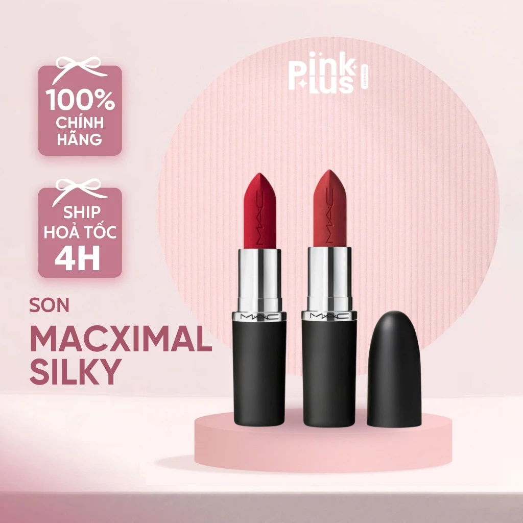 [MỚI] .MACXIMALSilky Matte Lipstick 3.5g son thỏi lì biểu tượng cải tiến vượt trội, mịn lì, thoải mái