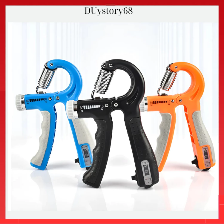 Kìm Bóp Tay, Kìm Tập Cơ Tay, Dụng Cụ Tập Gym Tại Nhà Điều Chỉnh Lực Có Đếm 10-60kg ,Hàng Loại 1 Bảo Hành 12 Tháng