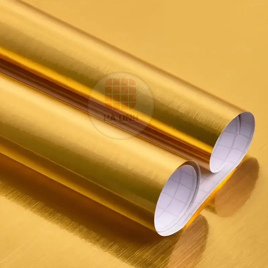 Decal nhôm xước vân nổi dán tủ lanh, thang máy, nội thất sẵn keo