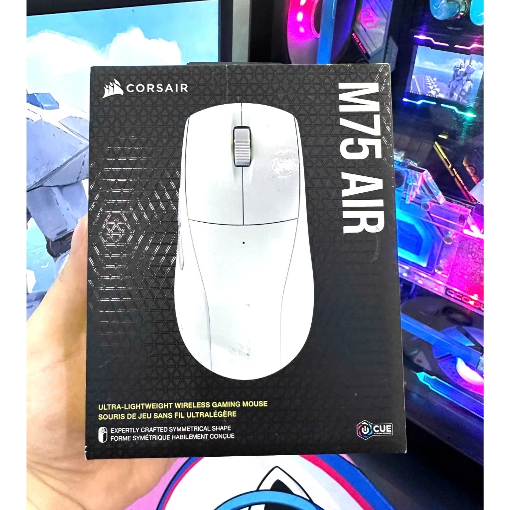 Chuột CORSAIR M75 AIR WIRELESS Ultra-Lightweight White limited , new seal 100% , giá rẻ nhất thị trường