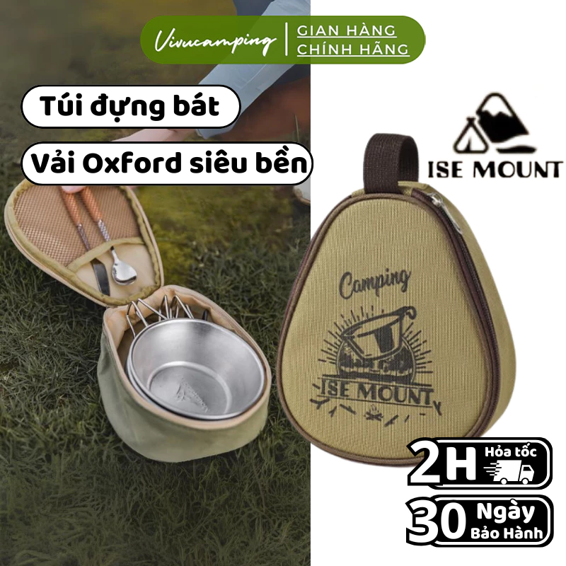 Túi Đựng Bát, Dụng Cụ Nấu Ăn Cao Cấp Vải Oxford Dùng Đi Cắm Trại, Túi Đựng Đồ Dã Ngoại Tiện Lợi