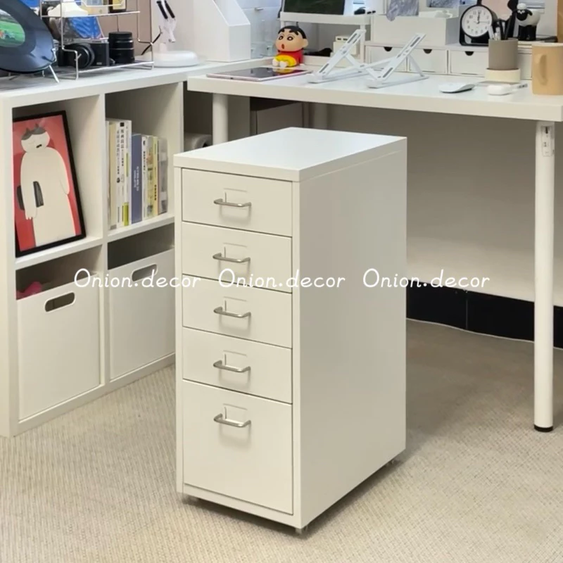 Tủ thép 6 tầng bánh xe để gầm bàn đầu giường đa năng