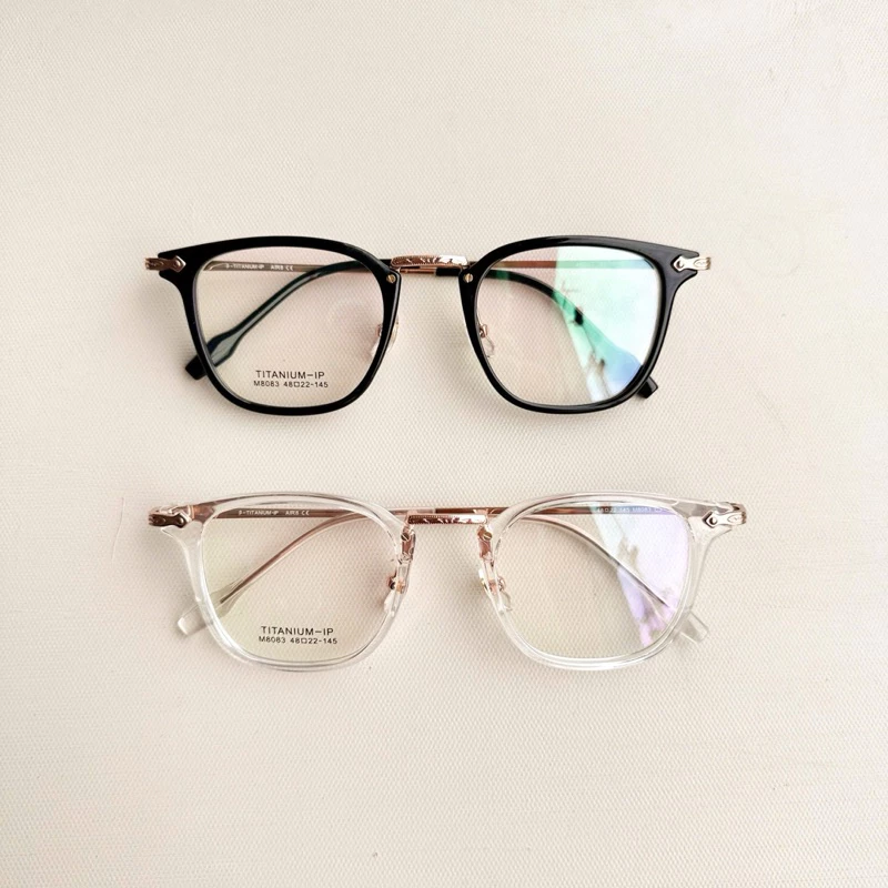 Kính cận nam nữ, Gọng kính cận titanium cao cấp nam nữ không gỉ M8030 Jolie eyewear