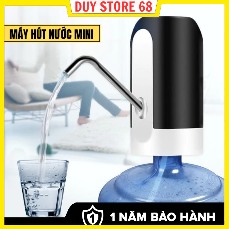 Máy Bơm nước Tự động,Vòi bơm hút bình nước bình rượu điện tự động có sạc USB