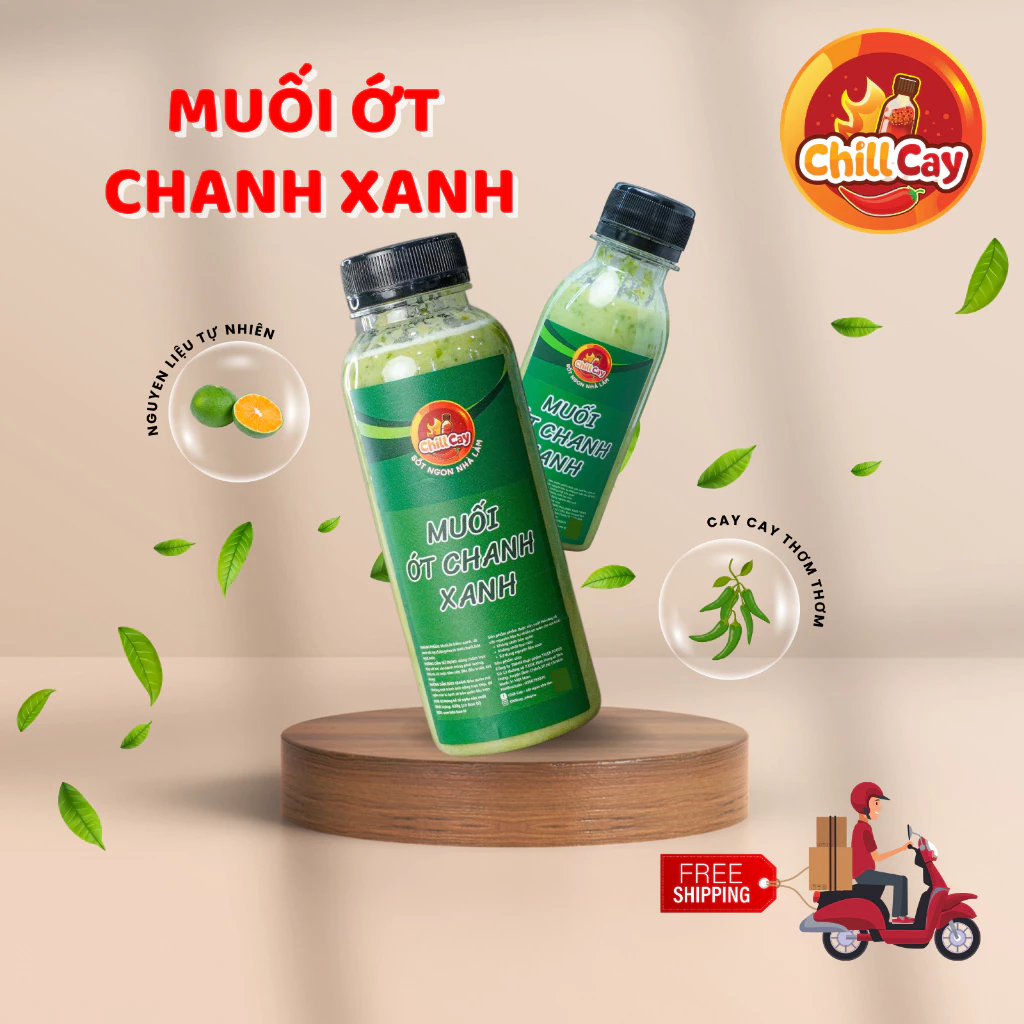 Muối ớt xanh, muối ớt đỏ Nước chấm,sốt trộn gỏi,chấm gà,hải sản,đồ nướng Siêu Ngon nhà làm chai 150g và 350g