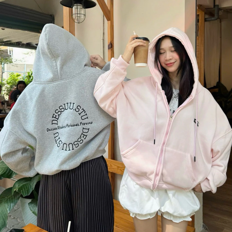 Áo Khoác Nỉ Dessuu Túi Ngược Boxy Nhiều Màu_SSSTore.Aesthetic