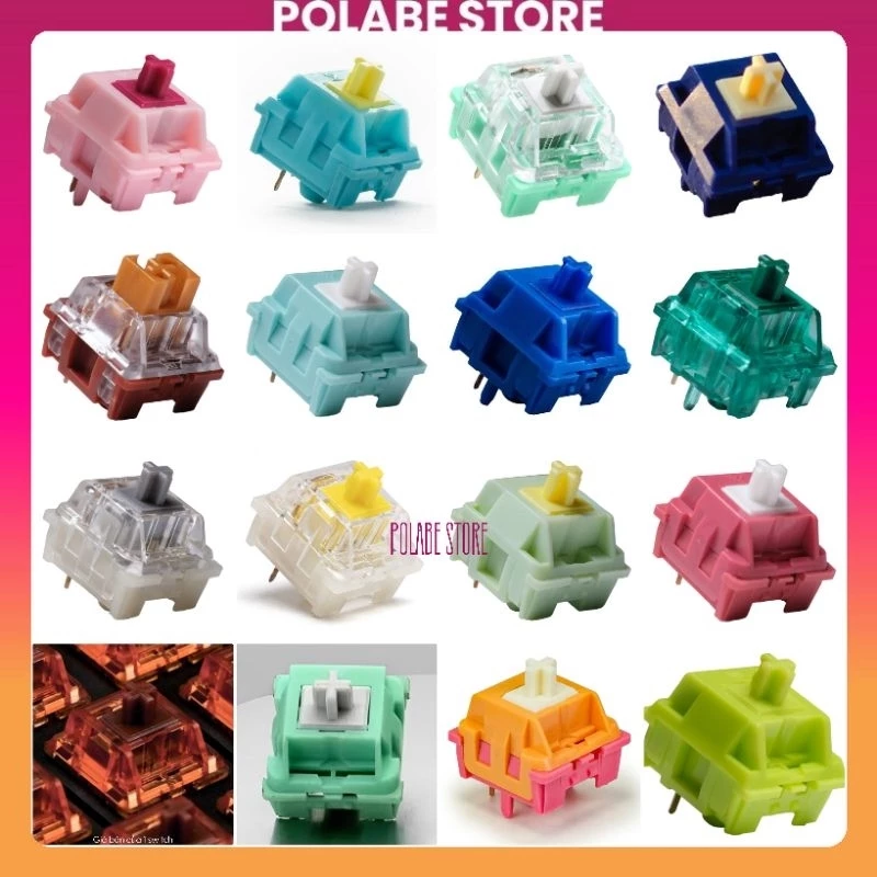 Tổng hợp switch KTT F1 FBB KTT Pine Ash KTT Lightning KTT Laurel Cabbage Tofu Polabe Store