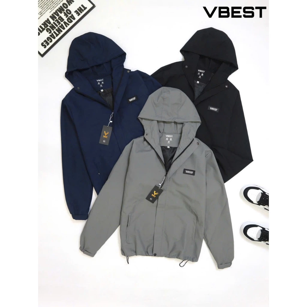 Áo khoác gió nam nữ 2 lớp VBEST lót lụa cao cấp,áo gió chống nước,cản gió,chống tia UV,trẻ trung,năng động