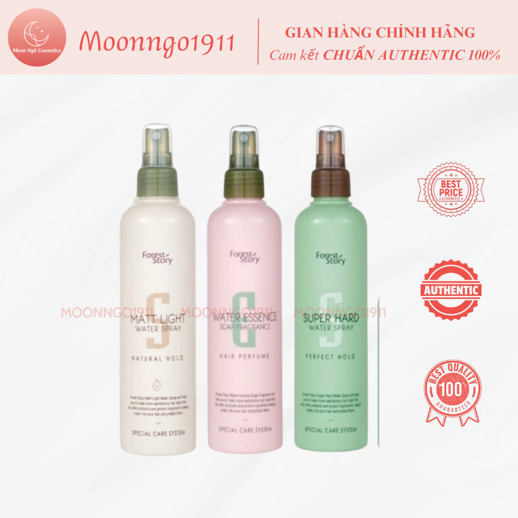 Xịt Giữ Nếp Tạo Kiểu Tóc Hương Nước Hoa Welcos Forest Story 252ml