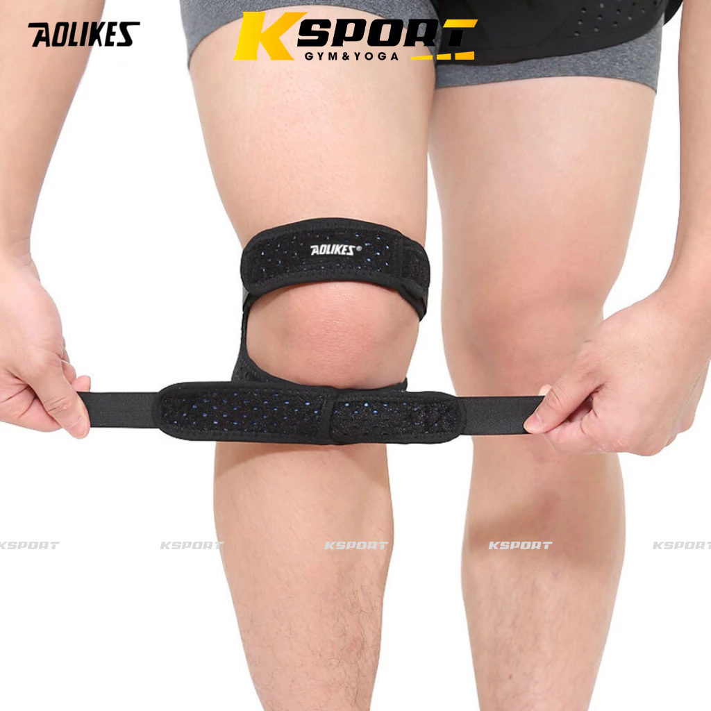 Băng Gối Thể Thao Aolikes 7928, Đai Bảo Vệ Đầu Gối Chơi Thể Thao, Chạy Bộ, Đạp Xe, Tập Gym