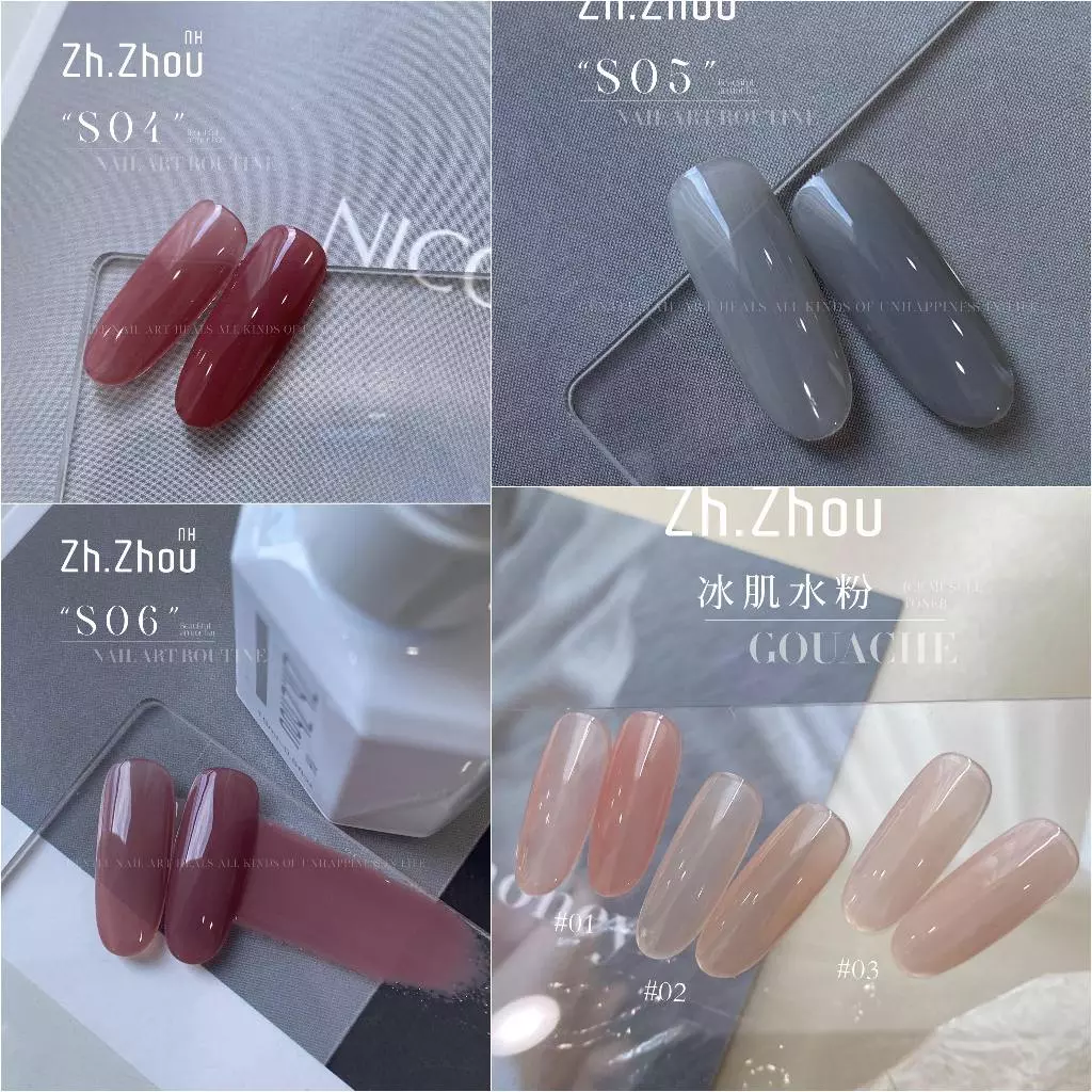 Sơn thạch Zhou cao cấp, Sơn thạch hồng nude, sơn thạch ghi xám, sơn thạch cao cấp