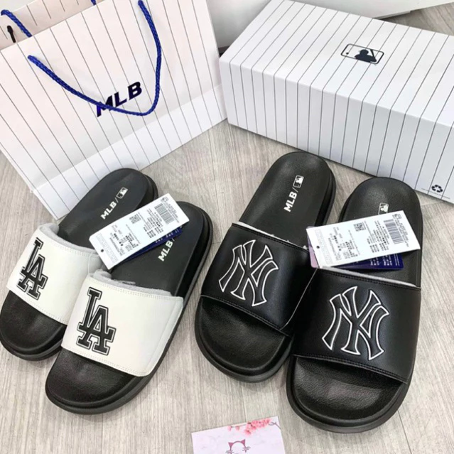 (CHÍNH HÃNG) Dép MLB New Mound basic FULLBOX HIDDEN TAG new 2024