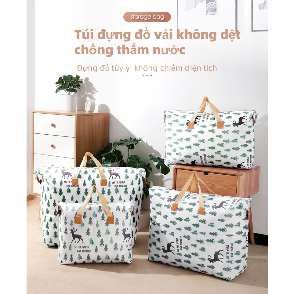Túi đựng quần áo, chăn mền, túi xách du lịch, túi đựng đồ chơi cho trẻ - Túi đựng đồ chống thấm