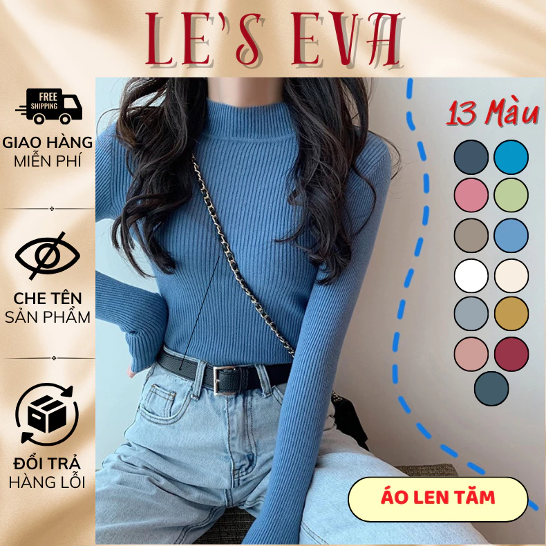 Áo Len Tăm Cổ 3P Giữ Nhiệt Cho Nữ, Áo Len Tăm Giữ Nhiệt nữ mùa đông nhiều Cao Cấp AL01 - Leseva STORE