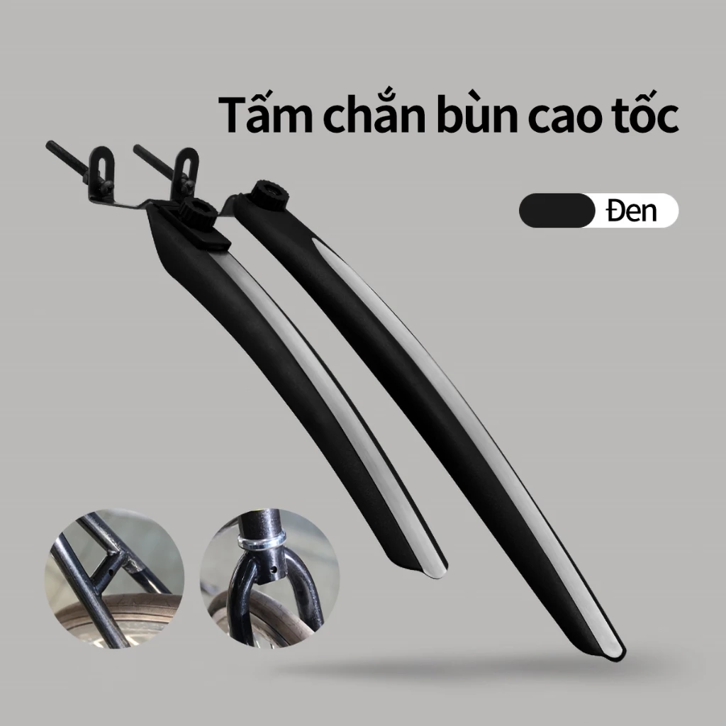 Tấm chắn bùn xe đạp đường bộ, Kệ cốc, tấm phản chiếu sau, quà lớn chuông xe