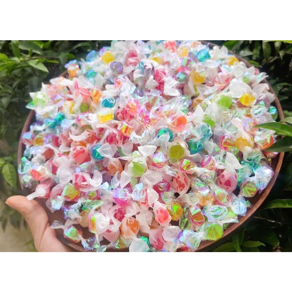 500Gr Kẹo Điều Ước - Kẹo Kim Cương Hương Vị Trái Cây Mix Vị Nhiều Màu