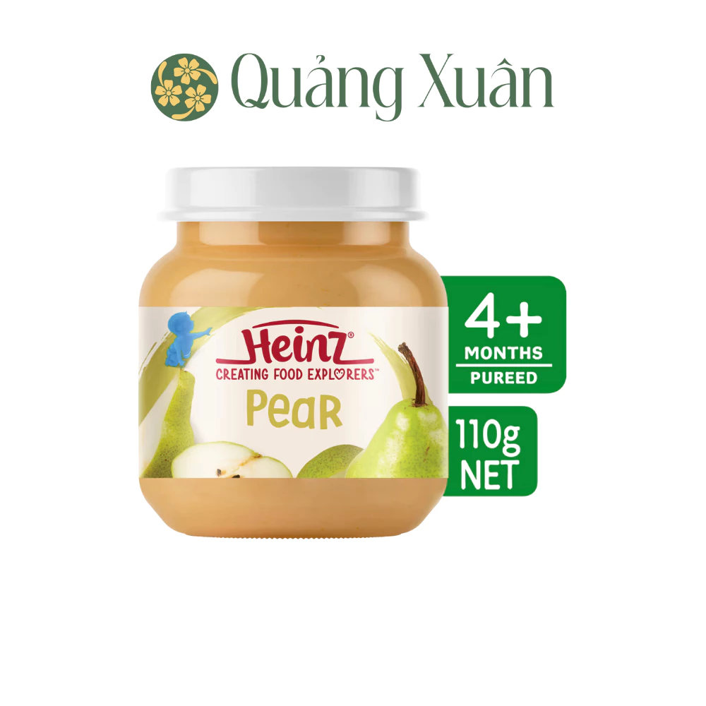 [HSD: 07/2027] Dinh Dưỡng Đóng Lọ Lê Nghiền HEINZ 110g