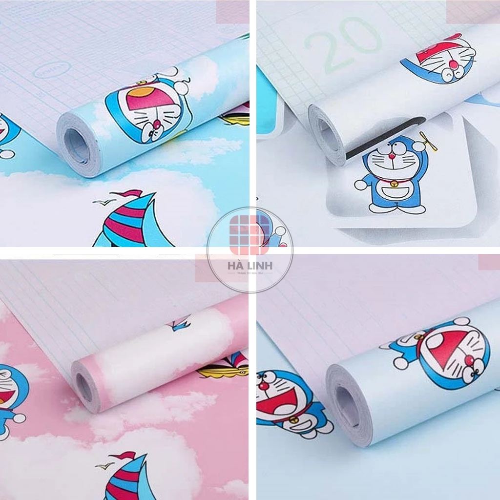 10m giấy dán tường HOẠT HÌNH trẻ em cho bé trai bé gái nhiều mẫu - khổ rộng 45cm (có sẵn keo)