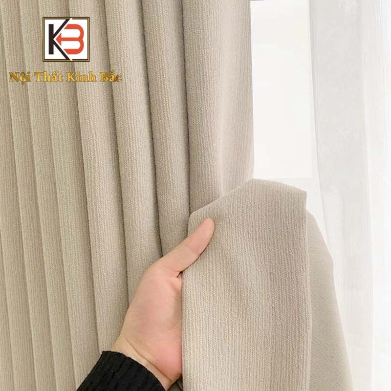 KB04-Rèm Điều Hòa - Một Tấm Rèm cửa vải thô luxury mềm cản nắng,Rèm cửa sổ loại 1 siêu mềm mại