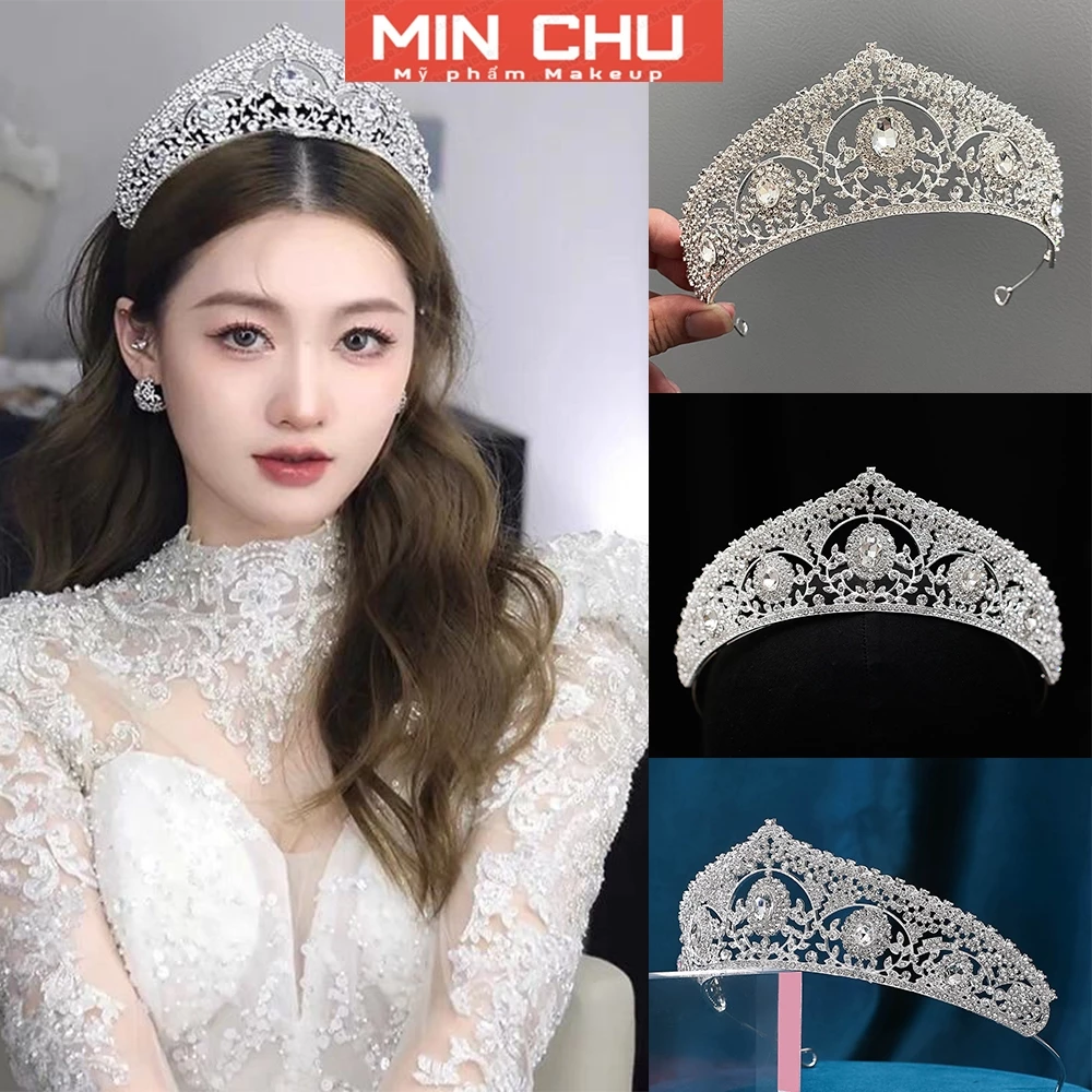Vương miện cô dâu đính đá ngọc Cho Cô Dâu / Tiệc Cưới / Lễ