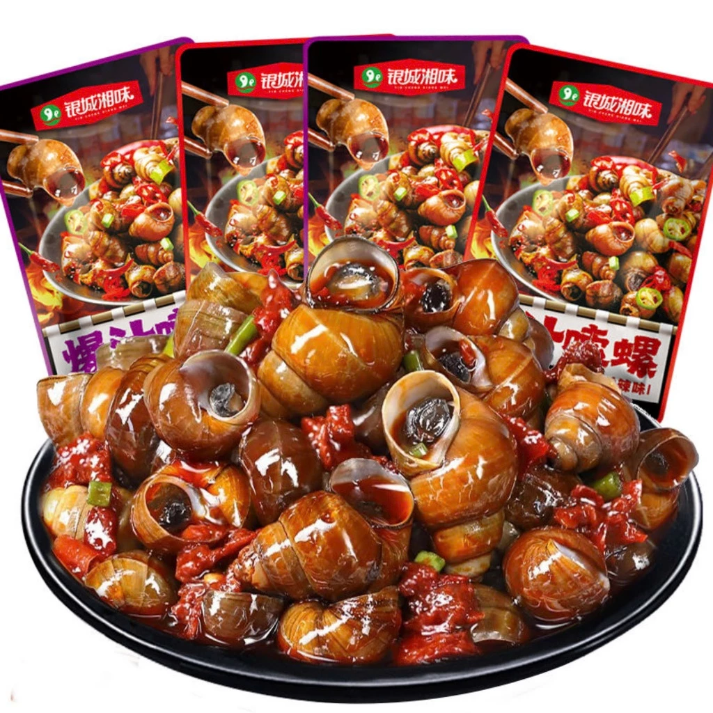 [Loại thượng hạng] Ốc Hút,Ốc xào cay, Ốc Mút Cay Ăn Liền - Hương Vị Đậm Đà