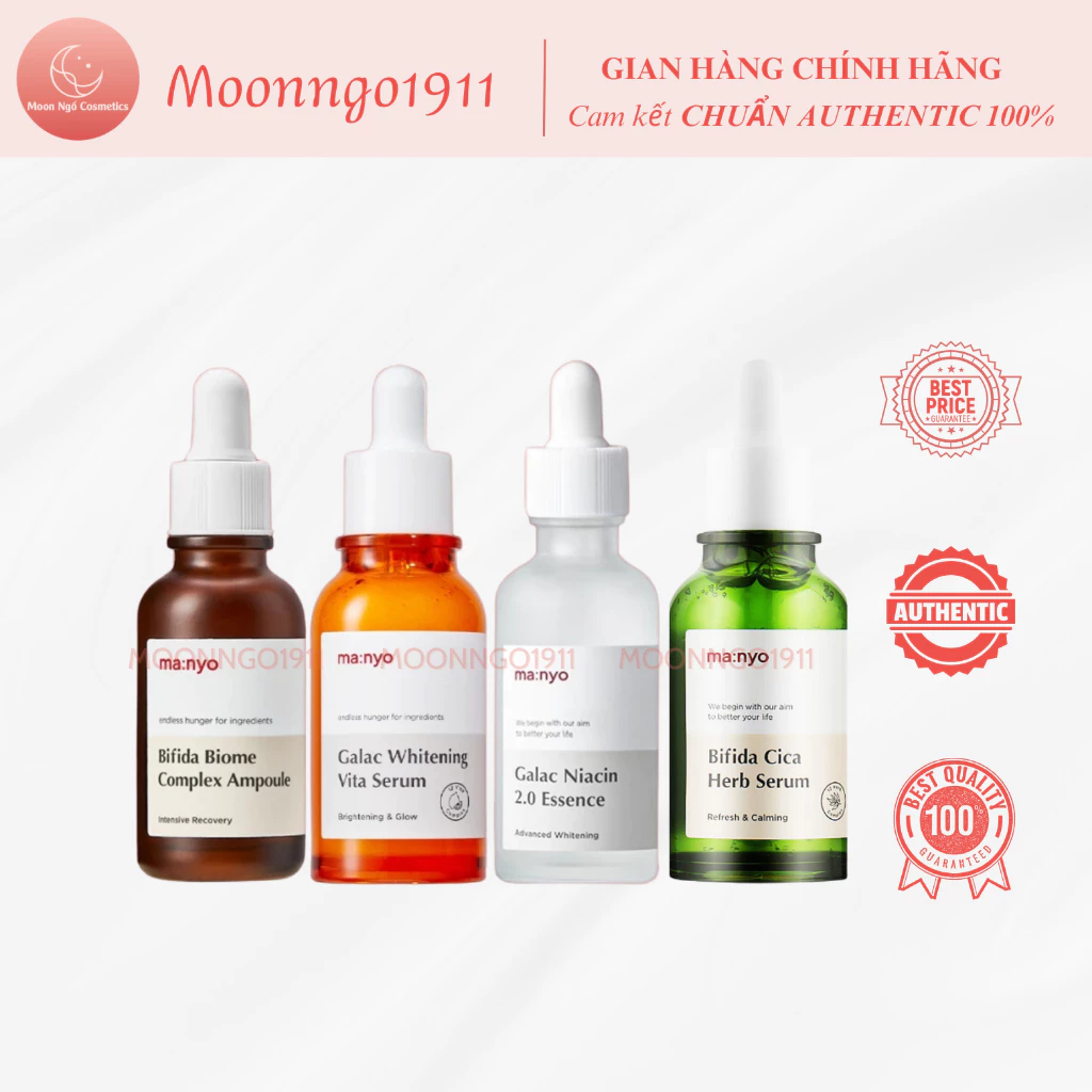 Serum Tinh chất Manyo Bifida Biome Complex Ampoule / Glactomy Niacin Essence/Bifida Cica Herb Serum