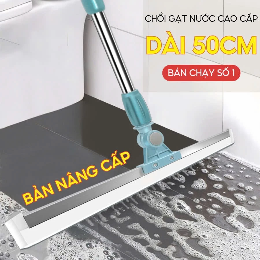 Cây Gạt Nước Sàn Nhà, Chổi Gạt Nước Nhà Tắm, Cây Cào Nước Và Lau Kính Thông Minh Cán Dài