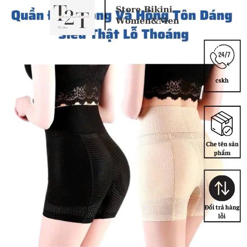 Quần Gen Siết Eo Độn Mông Và Hông Tôn Dáng Siêu Đẹp Thiết Kế Cạp Cao Che Mỡ Bụng Tốt Thông Hơi Thoáng Mát