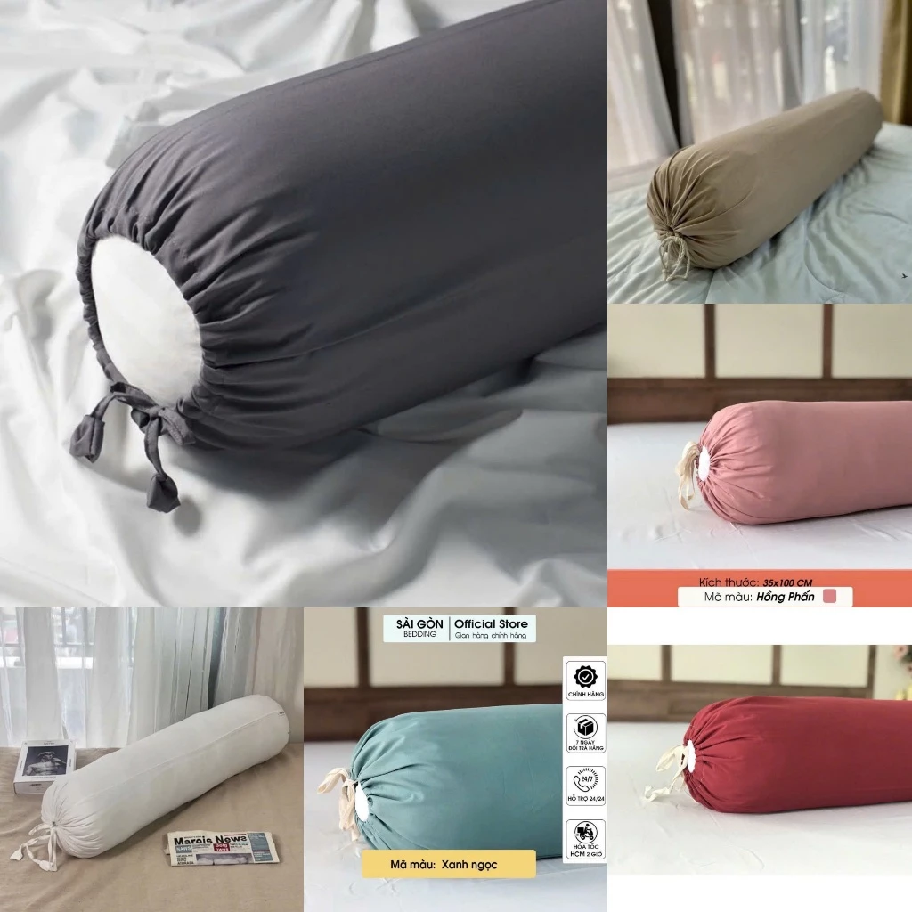 Vỏ Gối Ôm COTTON 100% TICI