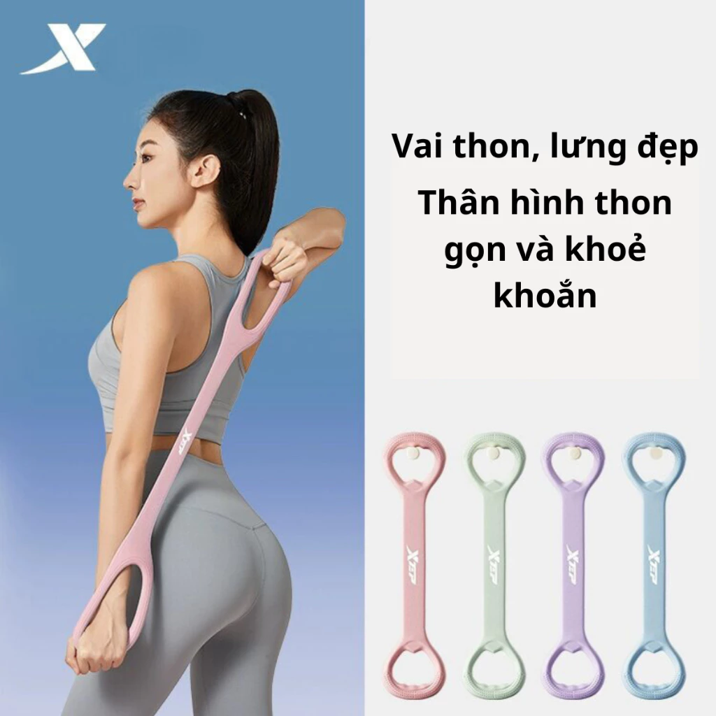 Dây kéo tập thể dục tại nhà XTEP, dây kháng lực đa năng thể thao tập yoga, gym co giãn