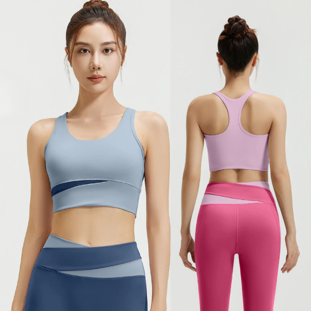 Áo bra chạy bộ tập gym, áo ngực hai dây thể thao yoga nữ cao cấp mềm mịn, co giãn, thoáng khí