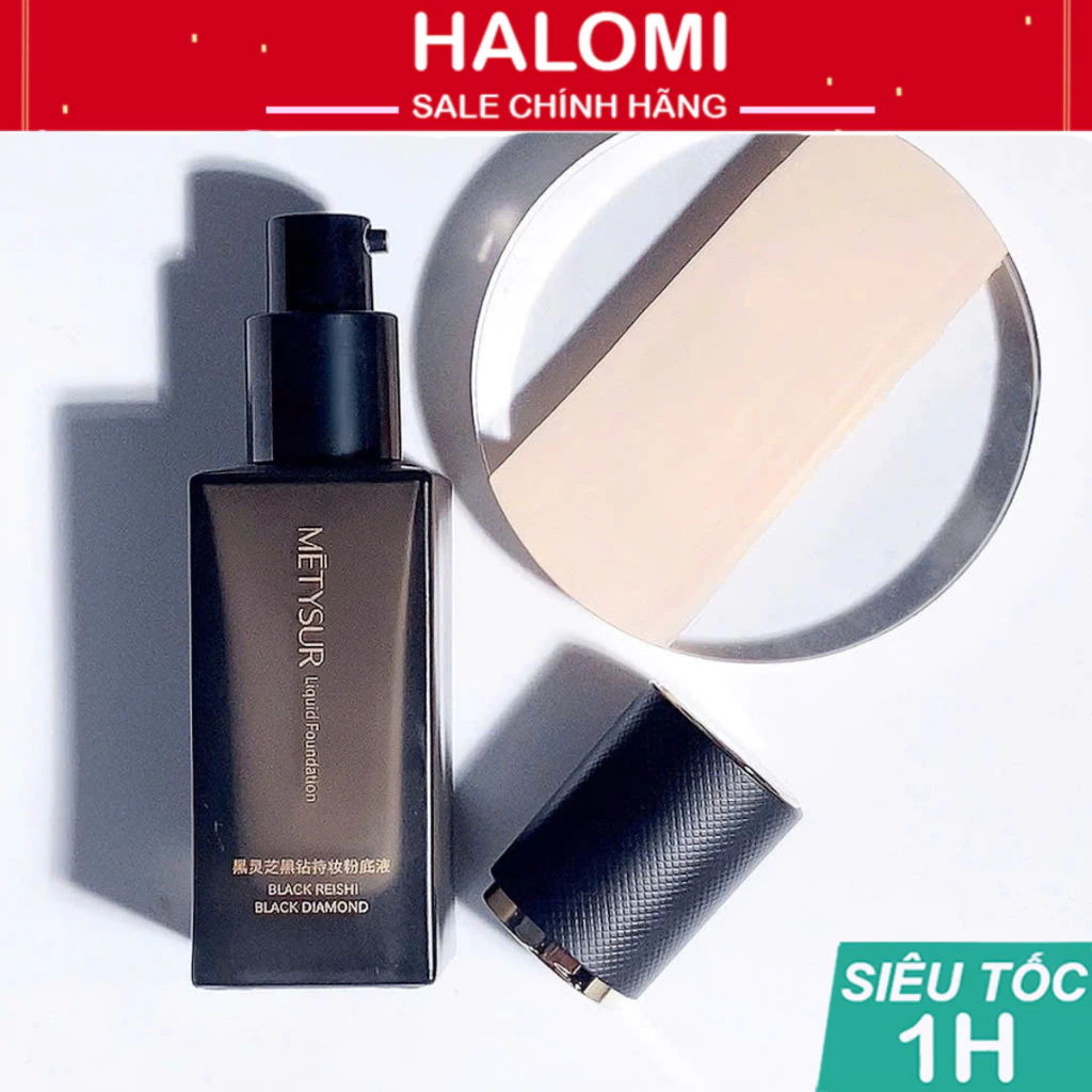 Kem nền METYSUR dạng lỏng kiềm dầu lâu trôi dưỡng ẩm tốt che phủ cao 35ml METSUR