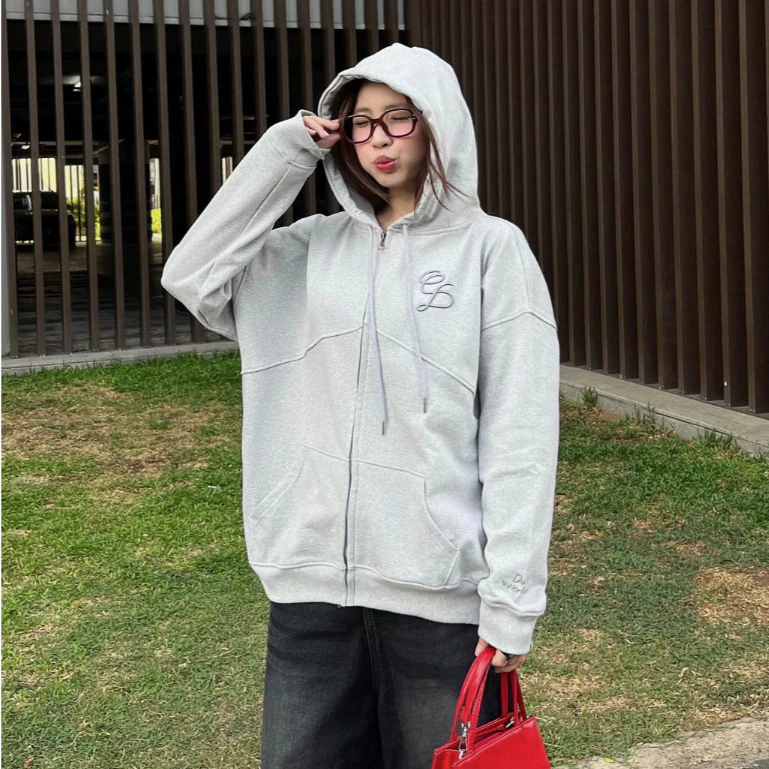 Áo Hoodie Zip  Áo Khoác Nam Nữ Form Rộng Thêu Nổi 3D, Khoác Nỉ Nam Nữ Form Rộng Chất Nỉ Bông Dày Dặn Cao