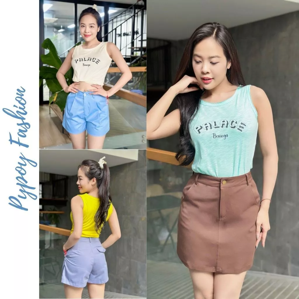 Áo Tank Top Cảm Giác Băng Thời Trang Mùa Hè Cho Nữ