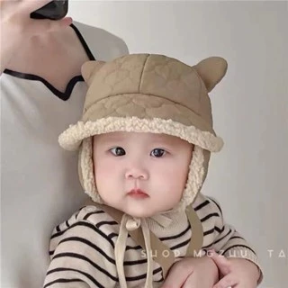 Mũ Trẻ Em Mùa Đông Dày Dặn Cực Ấm Sang Trọng Đông Bắc Chống Gió Mũ Ấm Sang Trọng Nón Xô Bảo Vệ Tai 6 tháng - 3 tuổi tuổi