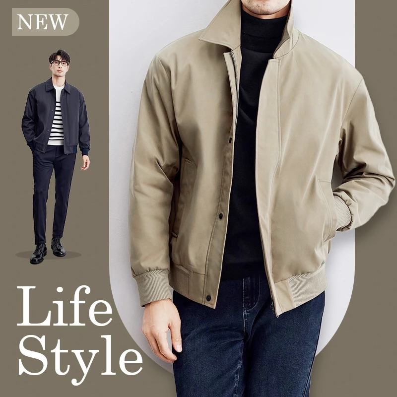 [Sẵn + HỏaTốc] Áo Khoác Gió Basic, Trơn Nam style Hàn Quốc, Thời Trang Công Sở, Lịch Sự, Tôn Dáng - AK45